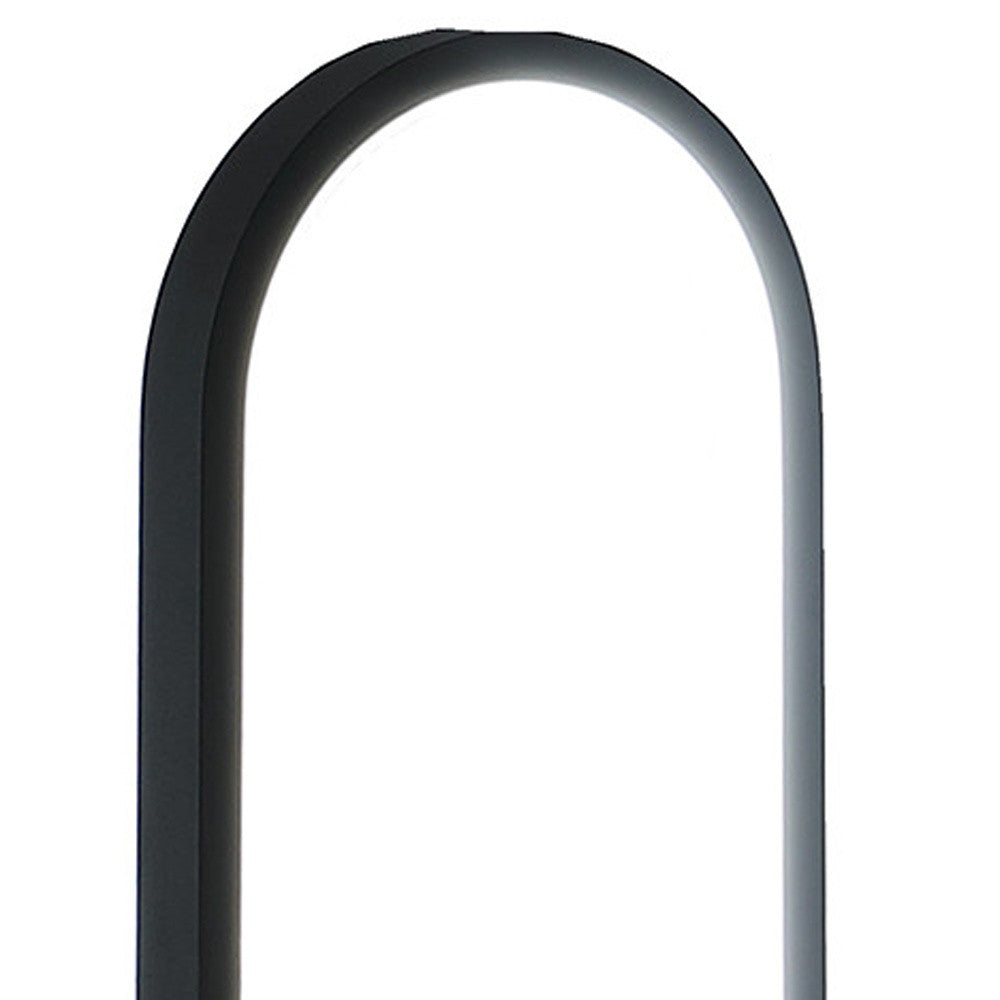 14" Black Metal Desk LED Table Lamp