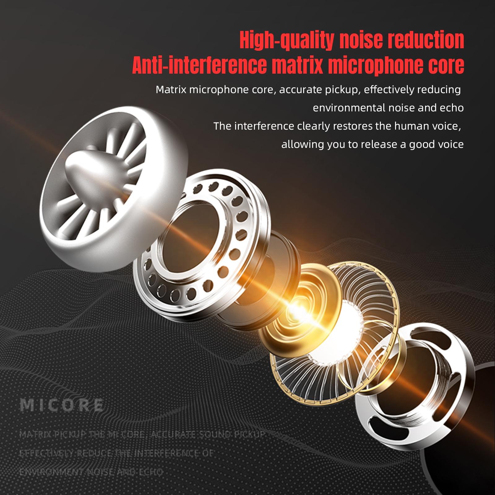 NNEIDS High-Quality Usb Noise-Cancelling Microphone - Black