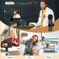 Wireless Lavalier Microphone for iPhone Android Live Recording